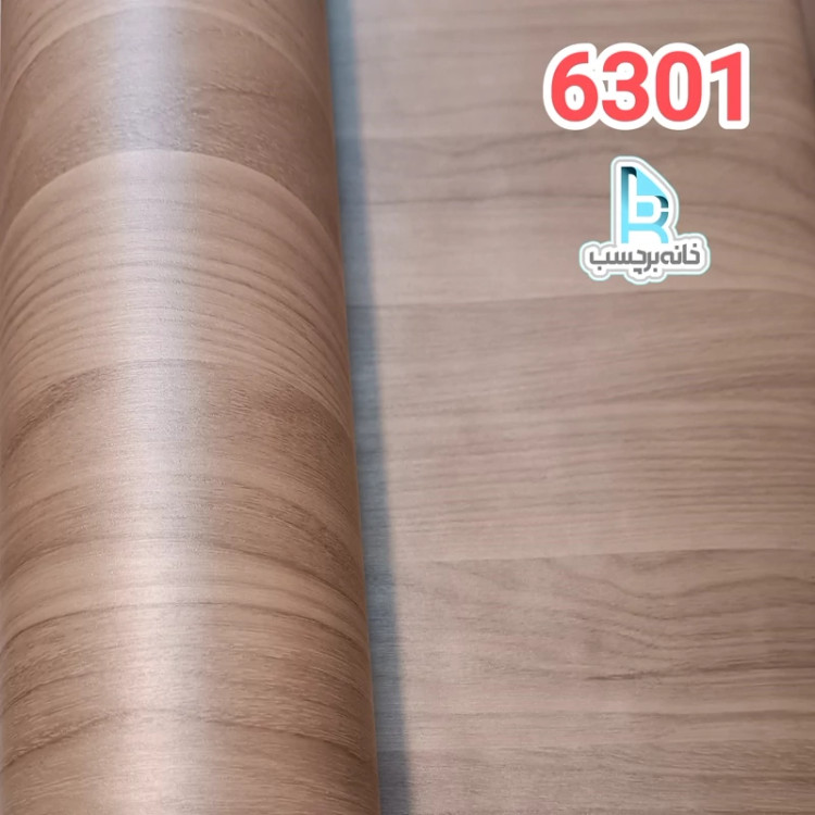 برچسب کابینت طرح چوب کد 6301 برجسته طوسی ضخیم